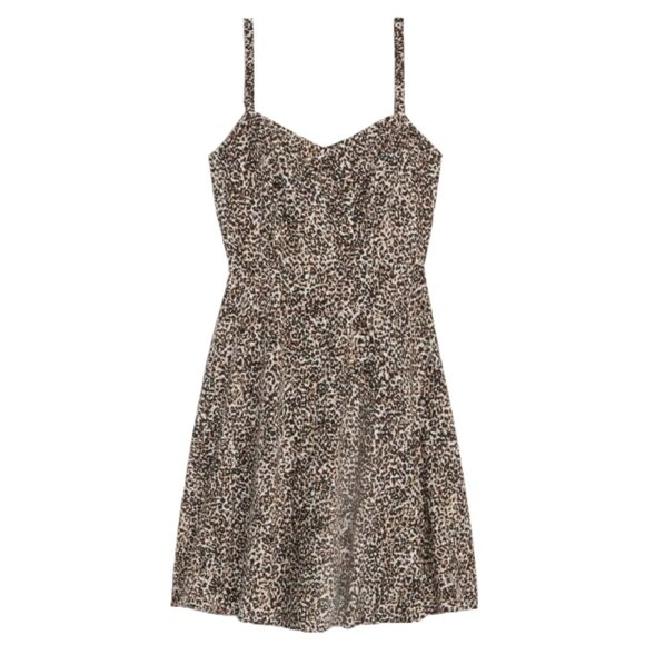 Printed Fit & Flare Cami Mini Dress | Old Navy | Leopard Print, XS - Picture 1 of 4